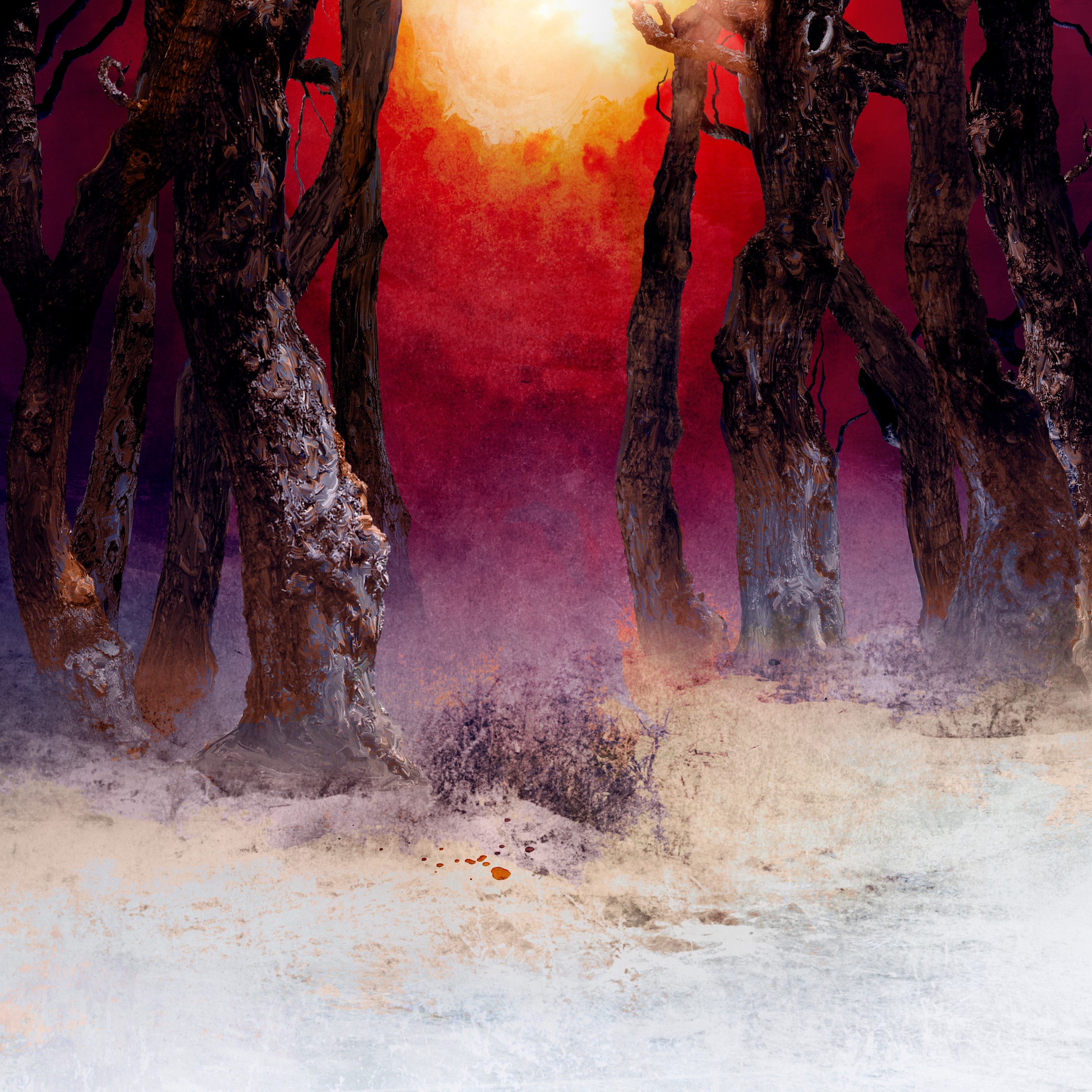 Non Compos Mentis Art Backdrop